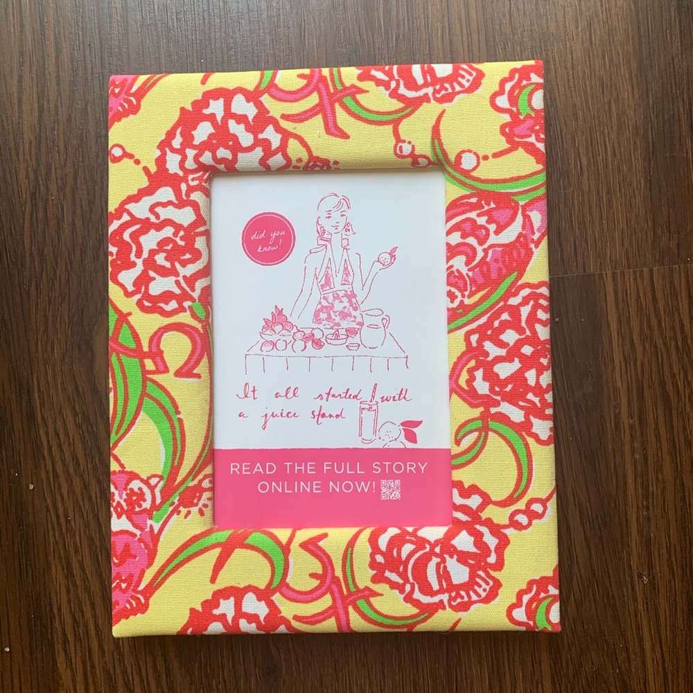 Chi Omega Lilly Pulitzer Frame